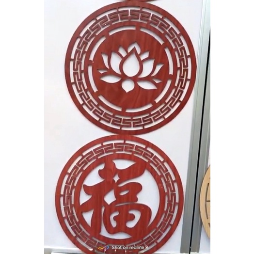 Bộ hoa sen,chữ trang Trí ban thờ bền đẹp