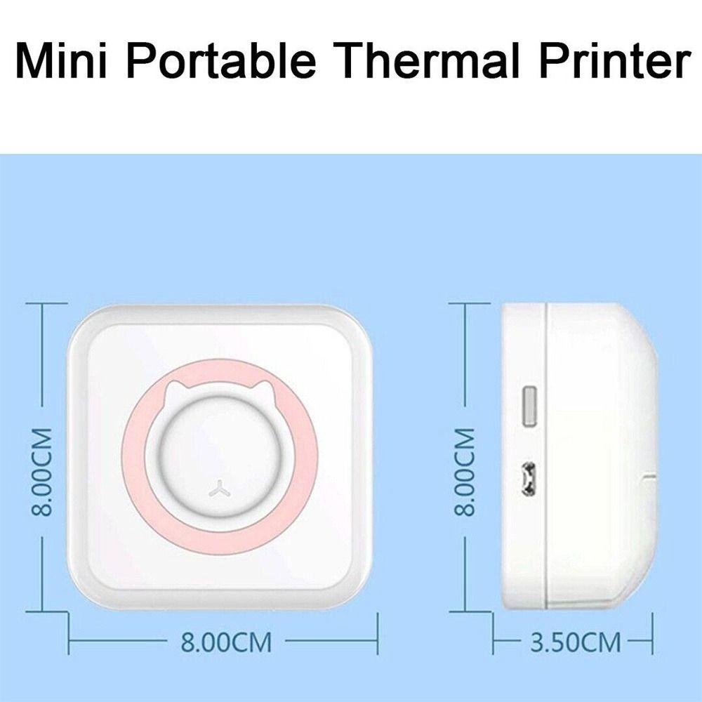 LAKAMIER Máy In Nhiệt Cầm Tay Mini Tiện Dụng Cho Văn Phòng / Nhà Cửa