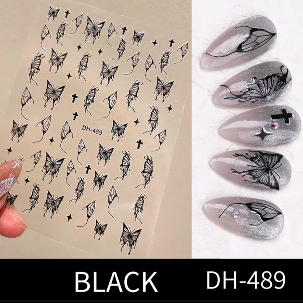 Sticker Dán Móng Bướmmm Nghệ Thuật