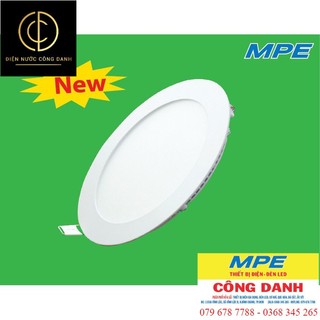 Đèn led âm trần mpe siêu mỏng 6w, 9w, 12w