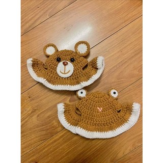 Mũ len và yếm len cho mèo (chat chọn mẫu)