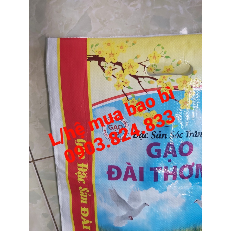 Túi đựng gạo ĐÀI THƠM 8  màu sắc chi tiết đẹp dày chắc chắn