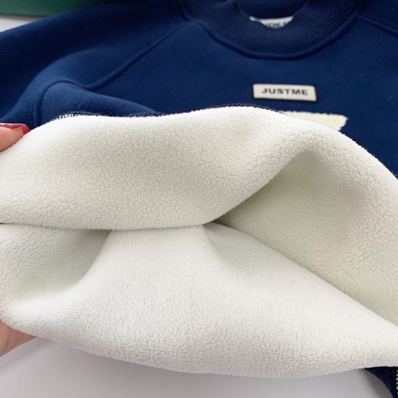 Áo Nỉ Hodie  Cổ Cao Thời Trang Mùa Đông Mới 2022 Dành Cho Bé Trai