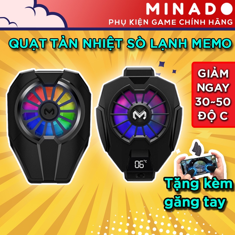 Tản nhiệt điện thoại MEMO DL05|DL06|FL05 sò lạnh điện thoại siêu lạnh bảo hành 1 tháng phụ kiện điện thoại Minado store