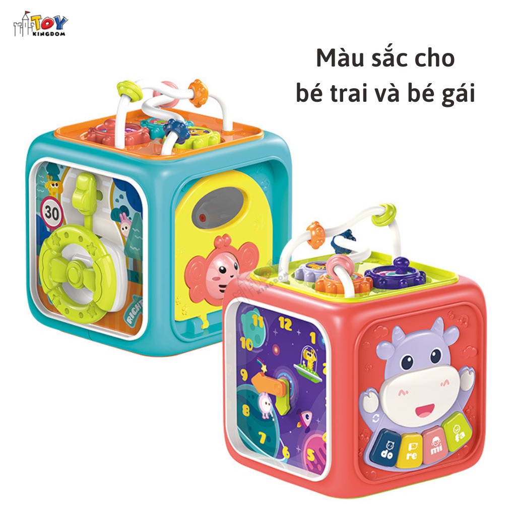 Đồ Chơi Hình Khối 6 Mặt Mini Tiếng Anh Woa Toys– Dành Cho Sự Phát Triển Đầu Đời Bé – Cho Bé từ 6th