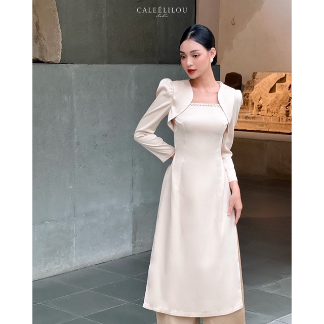 Caleelilou - Áo Dài đính đá Dạ Ngọc