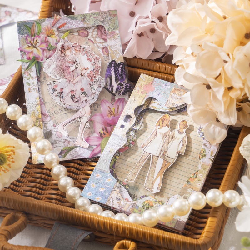 Bộ 10 Thẻ Giấy Hình Ngôi Nhà Và Thân Cây Sáng Tạo DIY