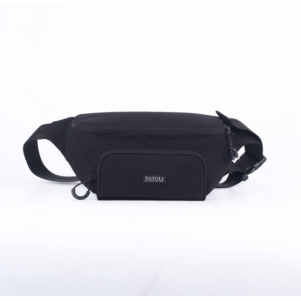 Túi bao tử nam nữ chính hãng NATOLI nhiều ngăn chống nước thời trang đơn giản cao cấp - Cali Cross Bag T14