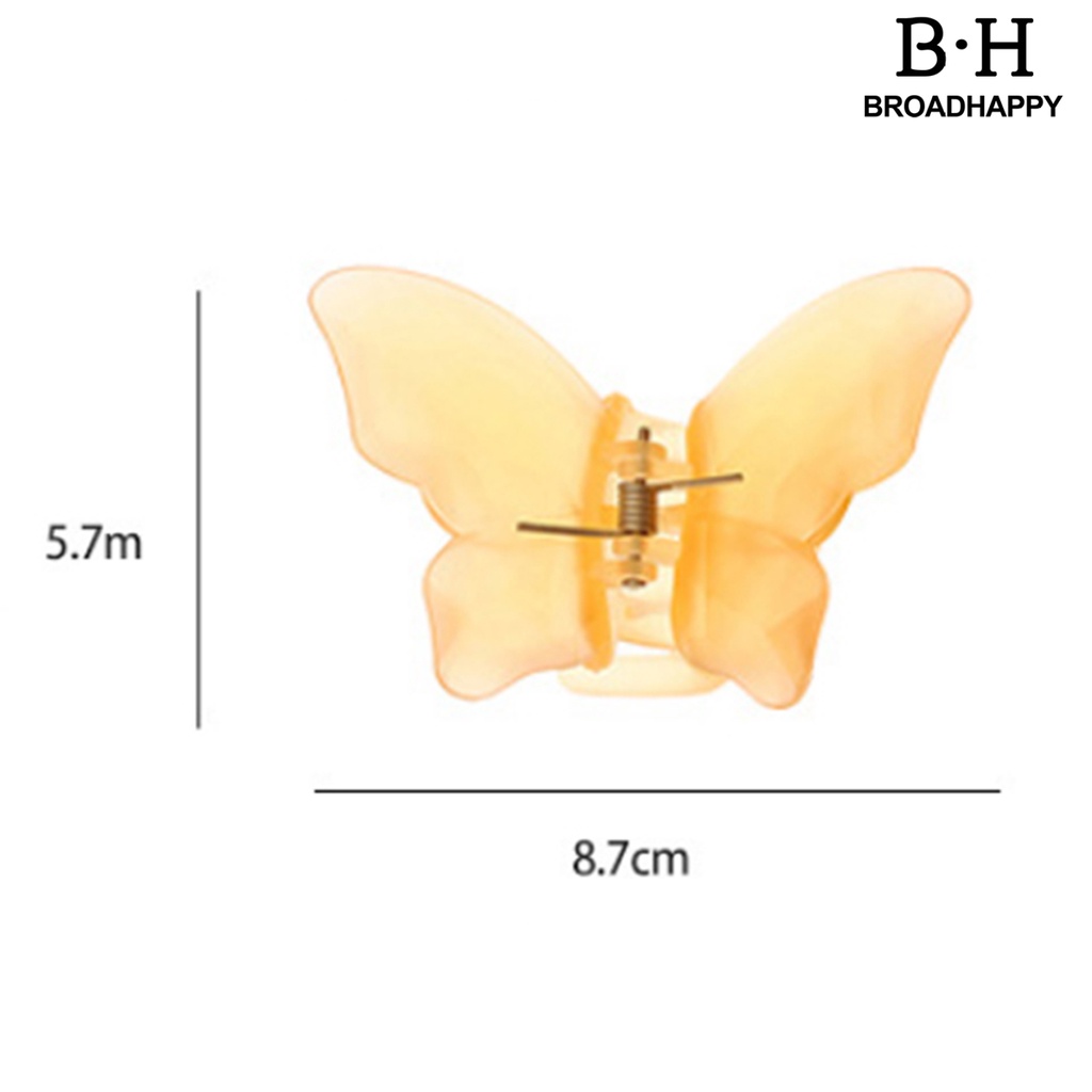 Kẹp Tóc Hình Bướm Răng Chéo Thanh Lịch Thời Trang