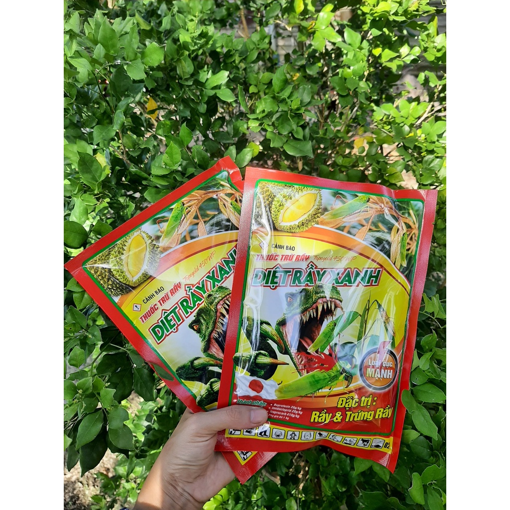 Trừ rầy xanh, rầy phấn trắng trên sầu riêng, lúa Topogold 450WP - gói 100gram_THIEN THINH SHOP