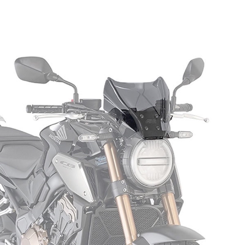 Kính chắn gió thể thao Honda CB150r, CB300r, CB650r