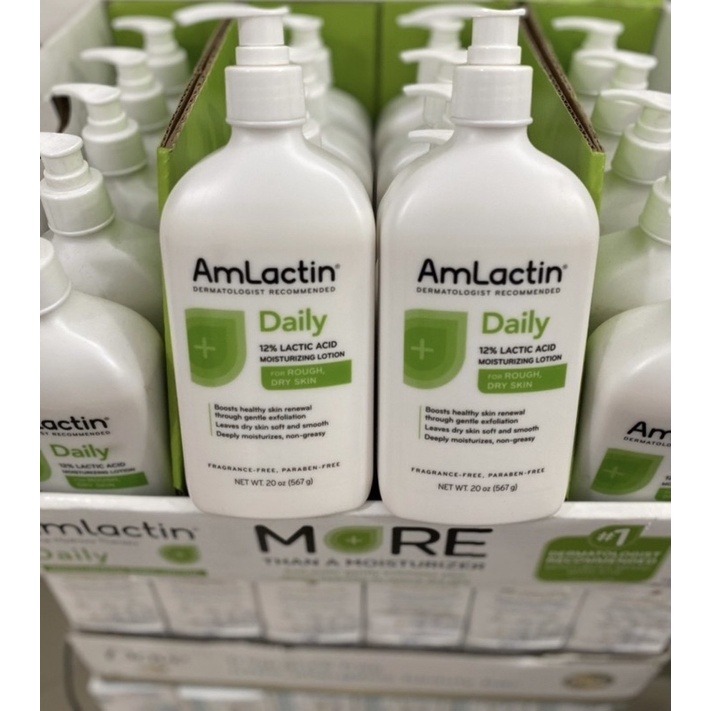 Dưỡng thể hỗ trợ lỗ chân lông AmLactin Daily Lotion Body Lotion 567g