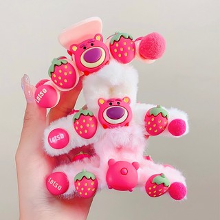 🌸KẸP TÓC DÂY CỘT GẤU DÂU LOTSO🍓