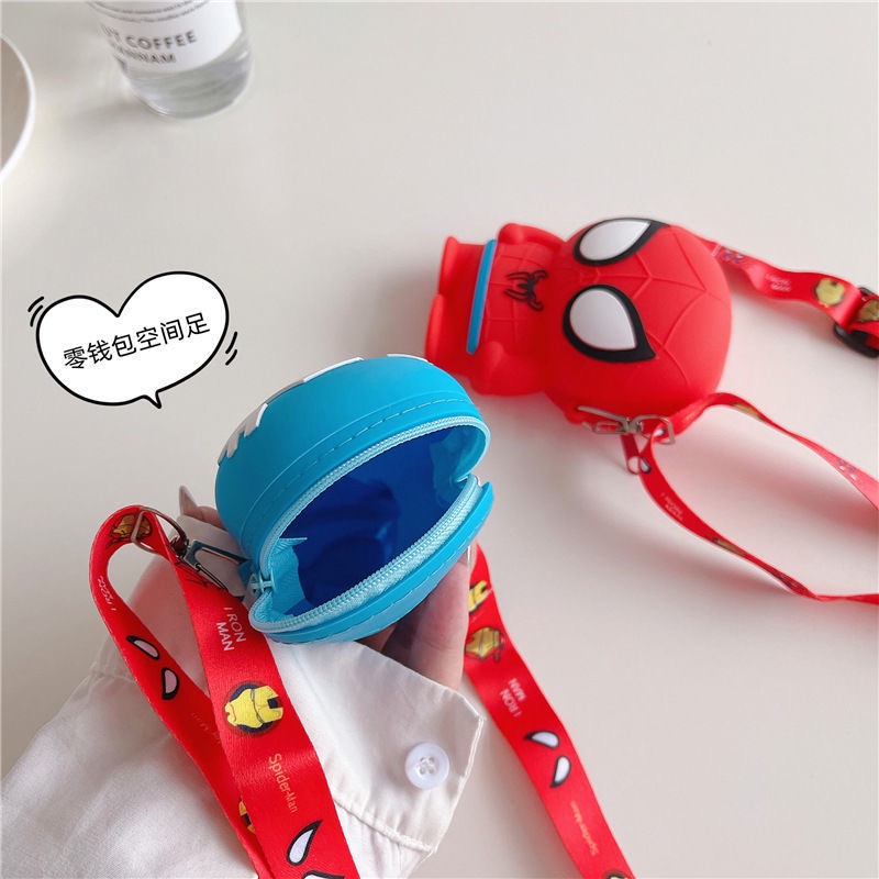 Babyfair. Trẻ Em Tiền  Hoạt Hình Dễ Thương Dạng Ba Chiều Tinh Tế Di Động Silicone Túi Ví Nhỏ