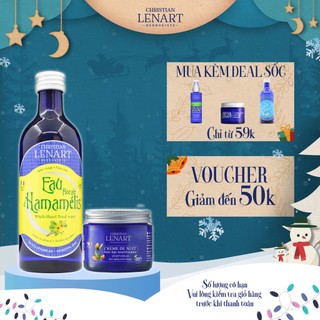 Combo toner hoa kim mai 200ml & kem dưỡng da ban đêm 60ml christian lenart cho da dầu mụn