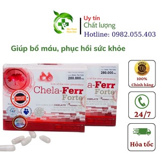 [Giảm Sốc] Chela Ferr Forte - Viên sắt cho bà bầu - Bổ sung sắt cho bà bầu - Nhập Khẩu Ba Lan