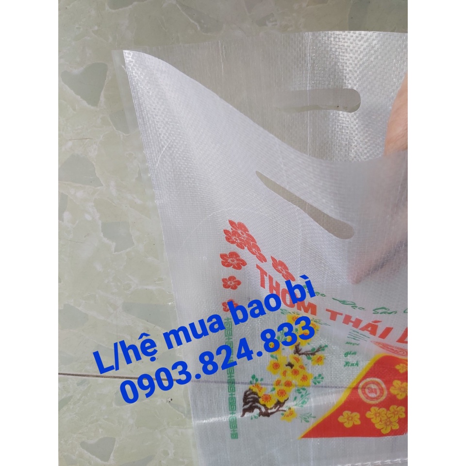 Túi đựng gạo thơm thái lan bao trong suốt  combo 50 cái