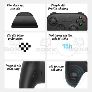 Tay cầm 8BitDo Ultimate 2.4G Wireless Controller cho Laptop, PC, Điện thoại Android
