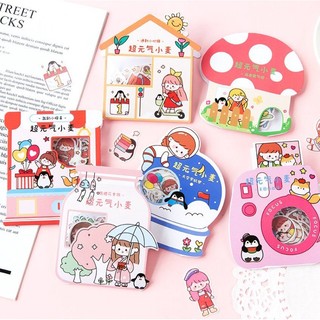 Set sticker cô gái vũ trụ