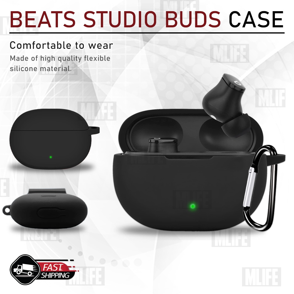 MLIFE-Beats Studio Buds Case Tai nghe chống trầy xước cho dây đeo cổ Tai nghe không dây Bluetooth-Co