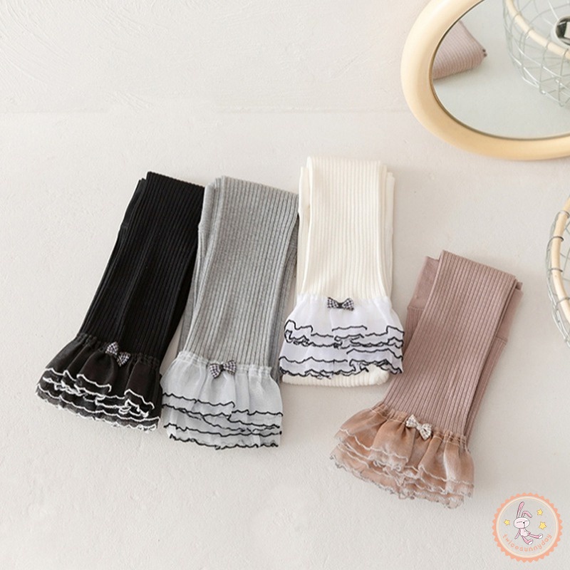 Quần Legging Lưng Cao Chống Muỗi Xinh Xắn Cho Bé Gái