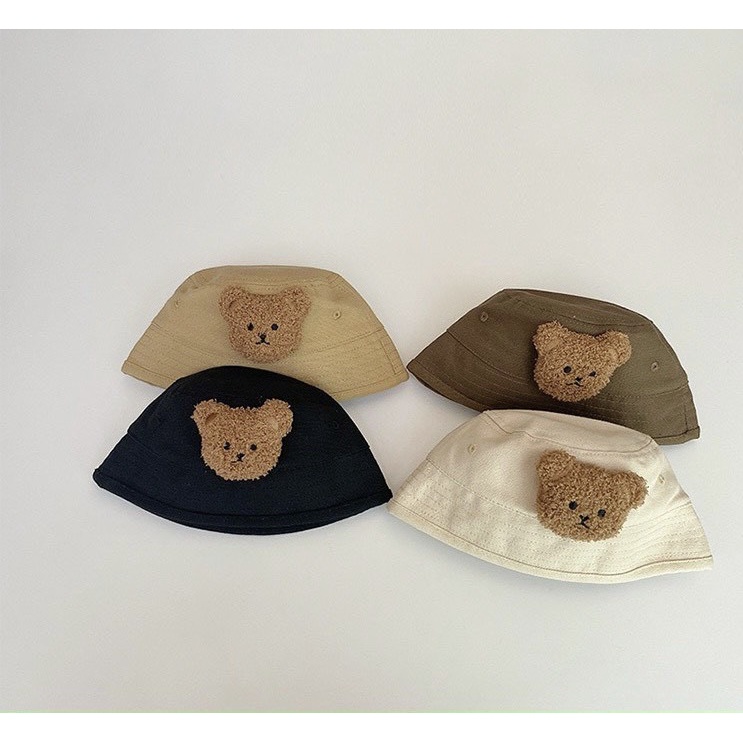 K48 - Mũ bucket gấu cho bé 0-4y