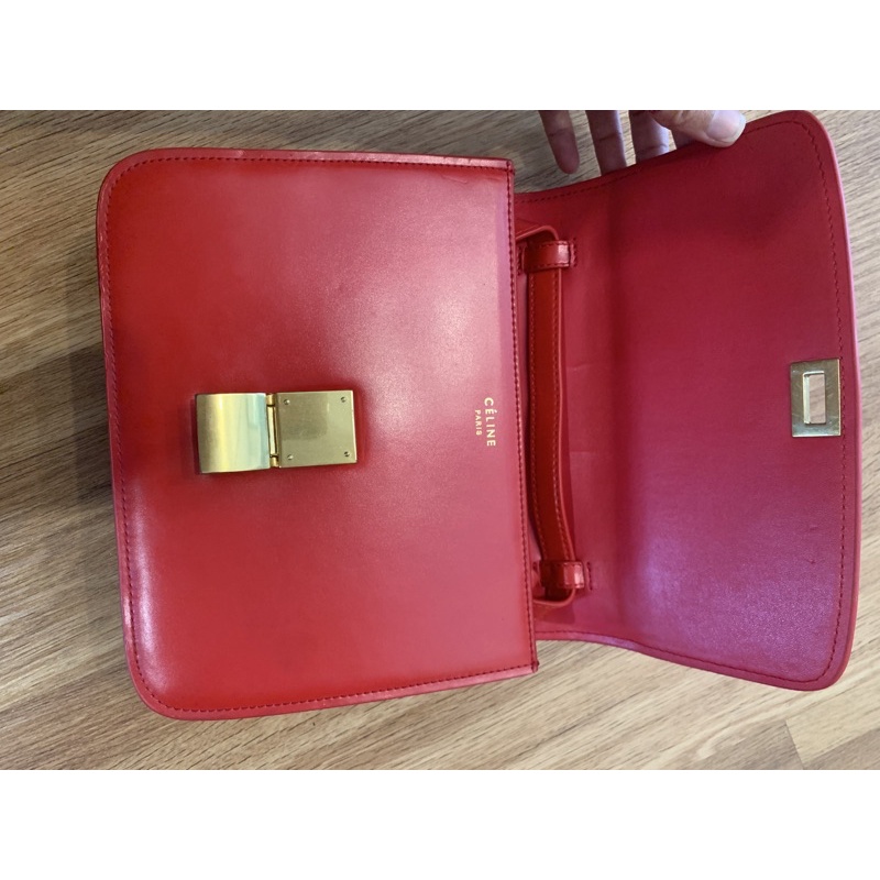 Túi si Céline - màu đỏ tươi