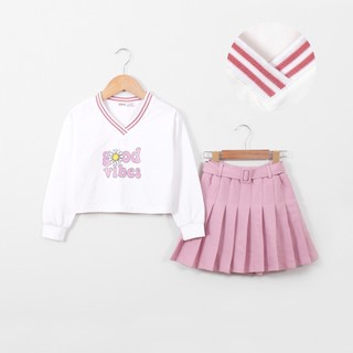Set váy xly + áo dt good vibes