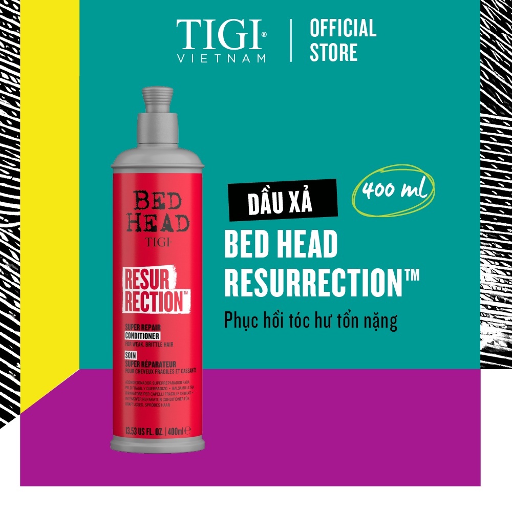 Dầu xả phục hồi dành cho mái tóc hư tổn TIGI Bed Head ResurrectionTM 13.53
