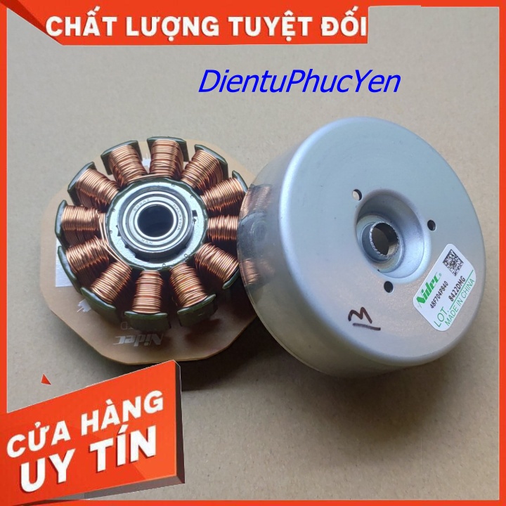 Đầu quạt BLDC 12V - Lắp quạt chạy acquy 9V - 18V