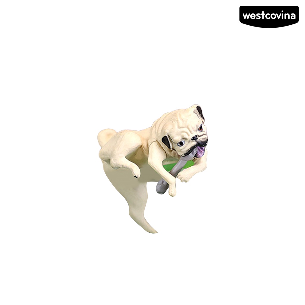 [Hot]♝Chú Chó Pug Hoạt Hình Bằng Nhựa Resin Siêu Bền Treo Trang Trí Bể Cá