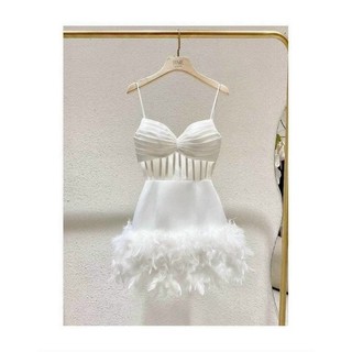 ✨ Đầm body đính lông xù✨ HÌNH THẬT