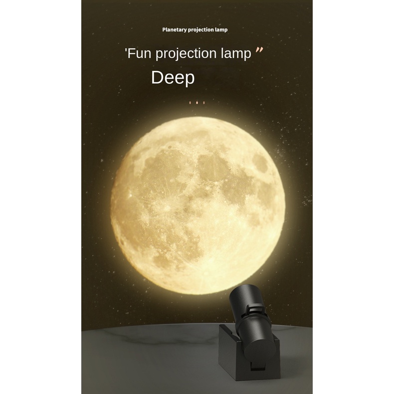 Đèn Ngủ Hình Mặt Trăng Sáng Tạo Có Thể Sạc Lại Dùng Làm Đạo Cụ Chụp Ảnh Cho Bé