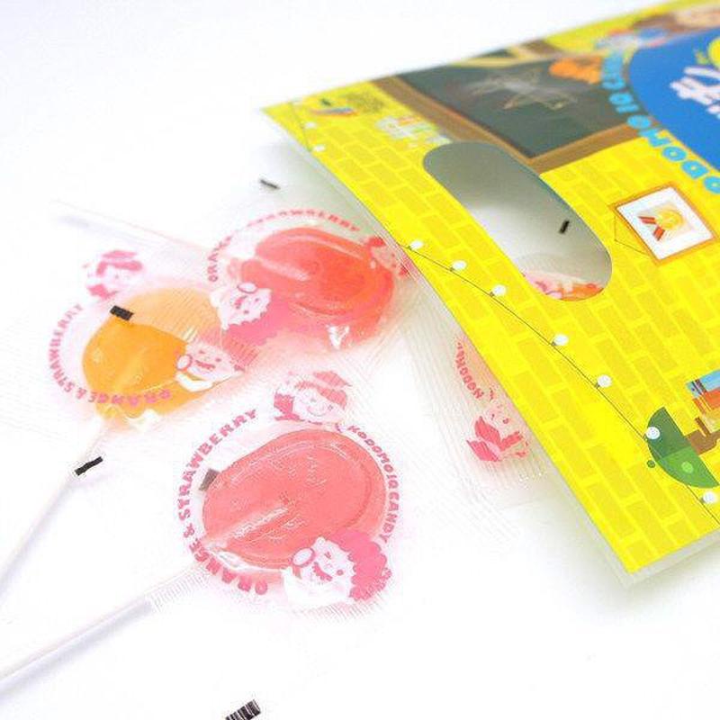 Kẹo mút Komodo Unimat Riken bổ sung canxi và DHA cho bé Nhật Bản