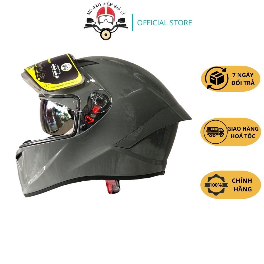 MŨ BẢO HIỂM FULLFACE 2 KÍNH LÓT THÁO RỜI CHÍNH HÃNG ROYAL M266