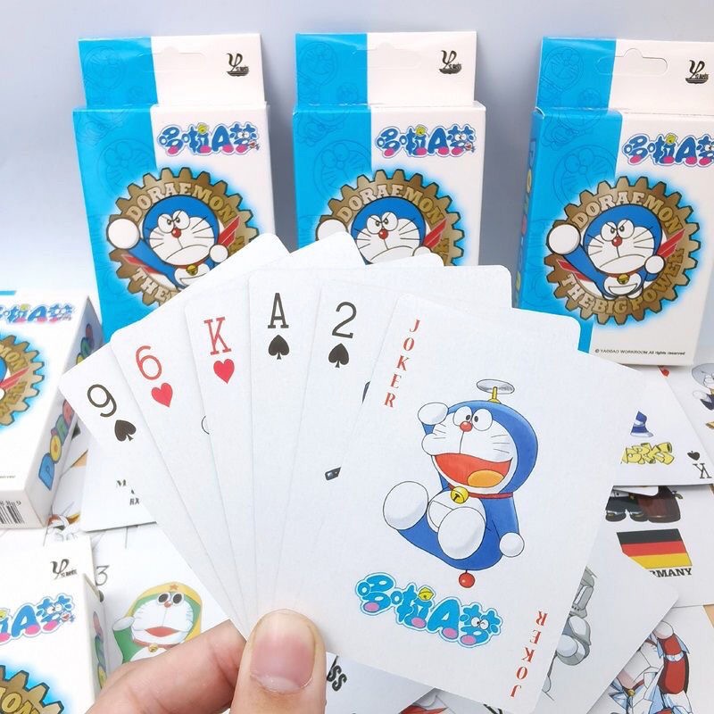 Bộ Bài Tú Lơ Khơ Poker Hoạt Hình Doraemon 54 Lá (N01348-N01434) | Shopee  Việt Nam