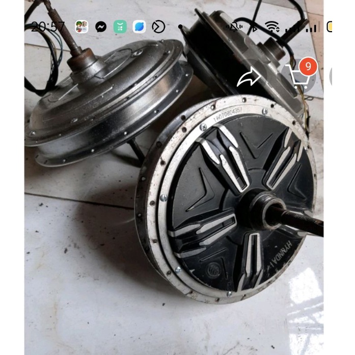 Thanh lý động cơ xe điện BLDC vành cắm nan hoa 36 lỗ dành cho xe điện