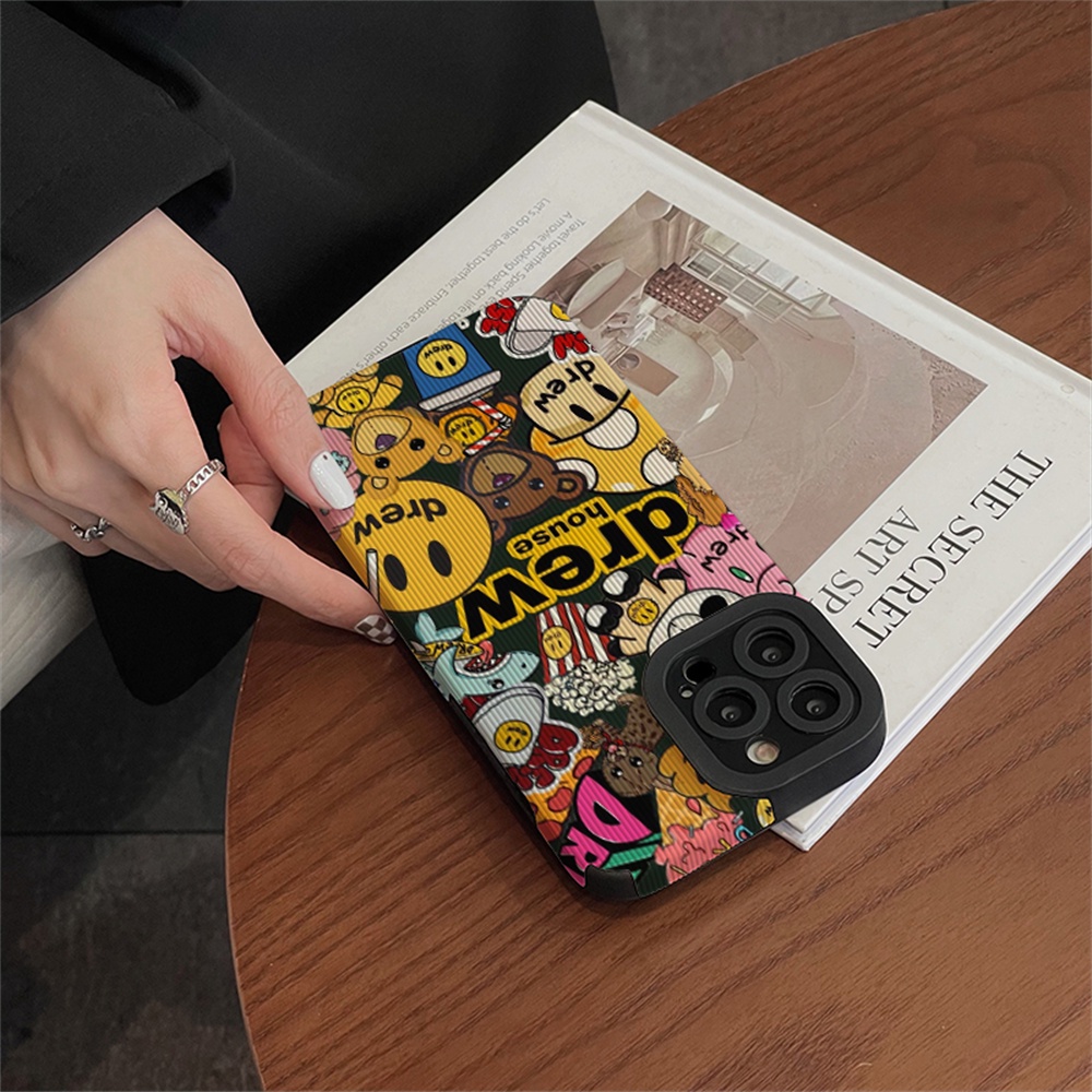 Ốp Điện Thoại TPU Mềm Chống Mồ Hôi In Chữ Graffiti Cho IPhone 14 Pro Max 11 7Plus 13 12 11 Pro Max X XS XR