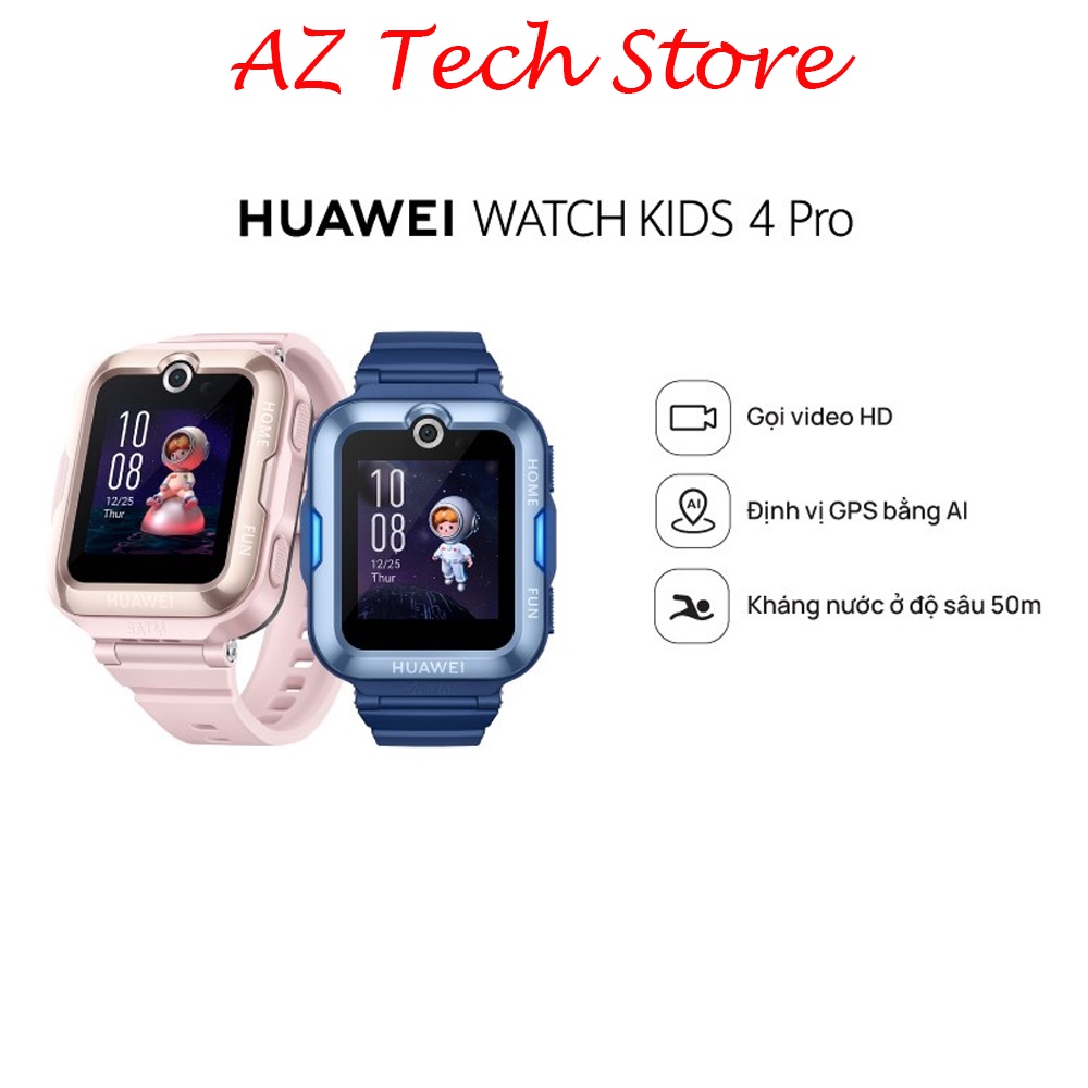 Đồng Hồ Thông Minh Trẻ Em HUAWEI WATCH KID 4 Pro | Gọi video HD | GPS bằng AI