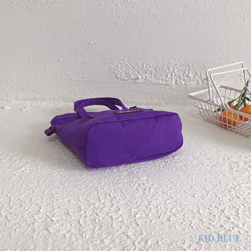 Túi Vải Canvas Đeo Chéo Phong Cách Hàn Quốc Thời Trang Mùa Hè Cho Bé