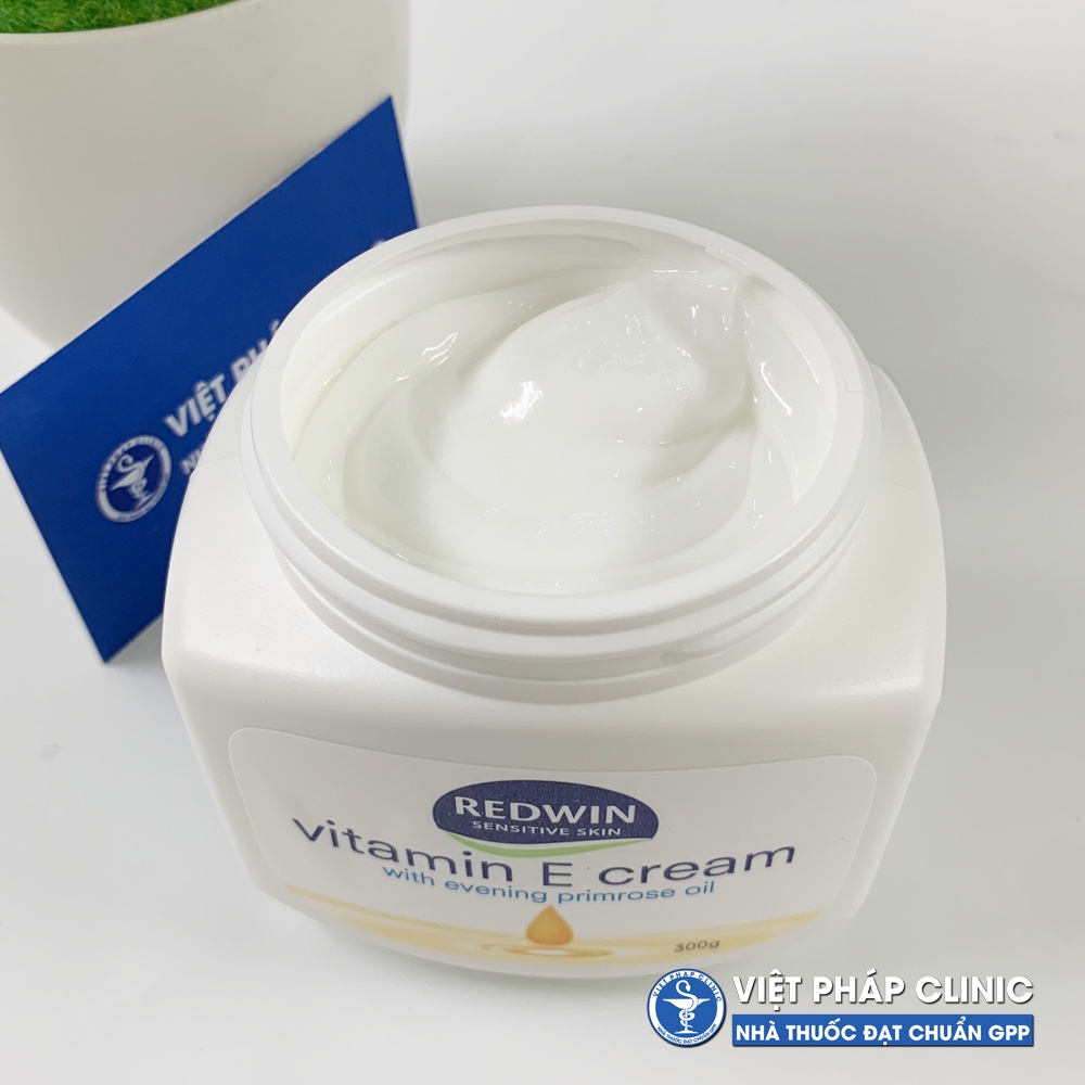 Kem dưỡng Redwin Vitamin E Cream 300g, dưỡng ẩm cho da, giúp da mềm mịn, hàng Úc