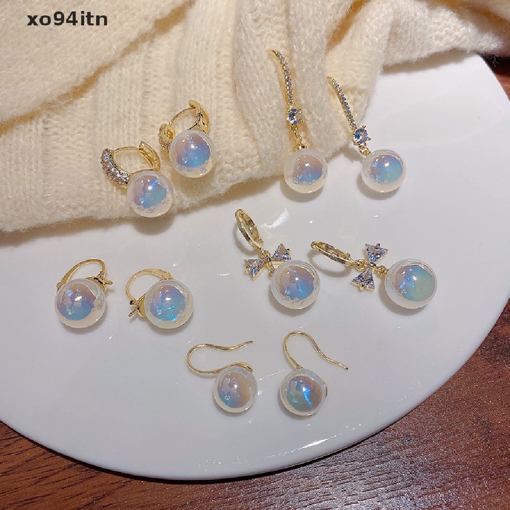 Khuyên Tai Dáng Dài Đính Ngọc Trai Vàng Phong Cách Nổi Tiếng Thời Trang Hàn Quốc 2022