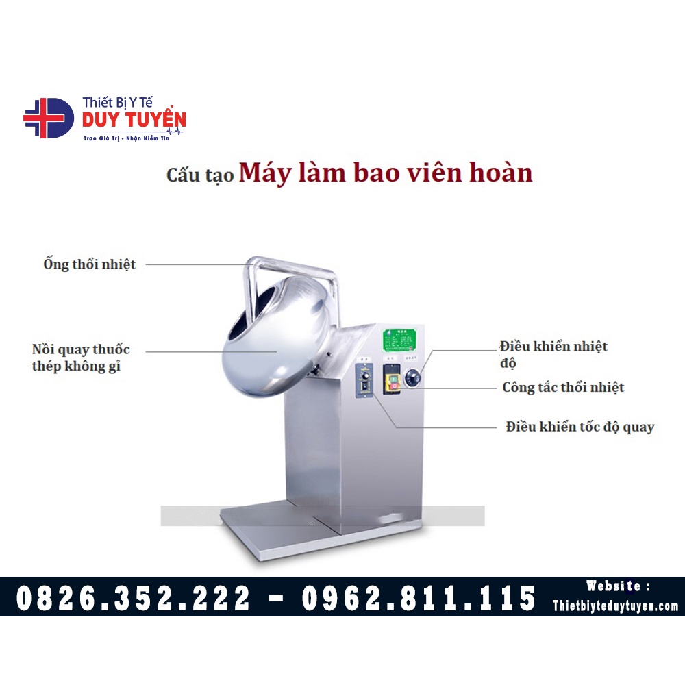 Máy sấy khô đánh bóng viên hoàn đông y