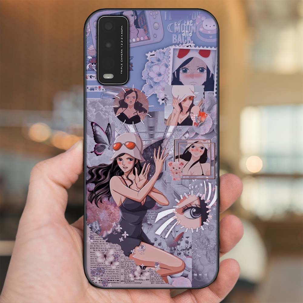 Ốp lưng Vivo Y20, Y20s, Y12s viền đen in hình Nico Robin One Piece Đảo Hải Tặc