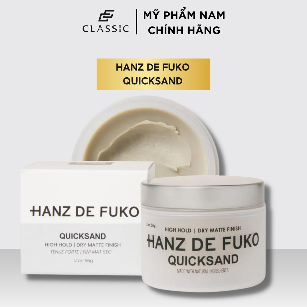 Sáp vuốt tóc Hanz De Fuko Quicksand 56g - Chính Hãng