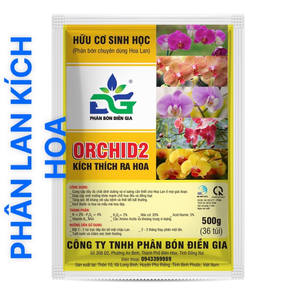 Phân bón tan chậm hoa Lan, cây cảnh kích ra hoa / dưỡng rễ