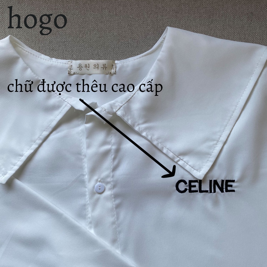 Áo sơ mi trắng kiểu nữ dài tay form rộng phong cách ulzzang mẫu mới