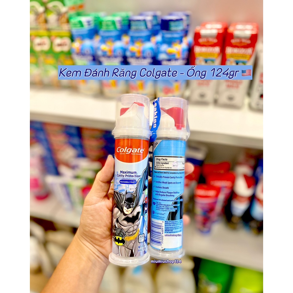 Kem đáng răng Colgate Batman , Ngựa Pony của Mỹ bé trên 3 tuổi