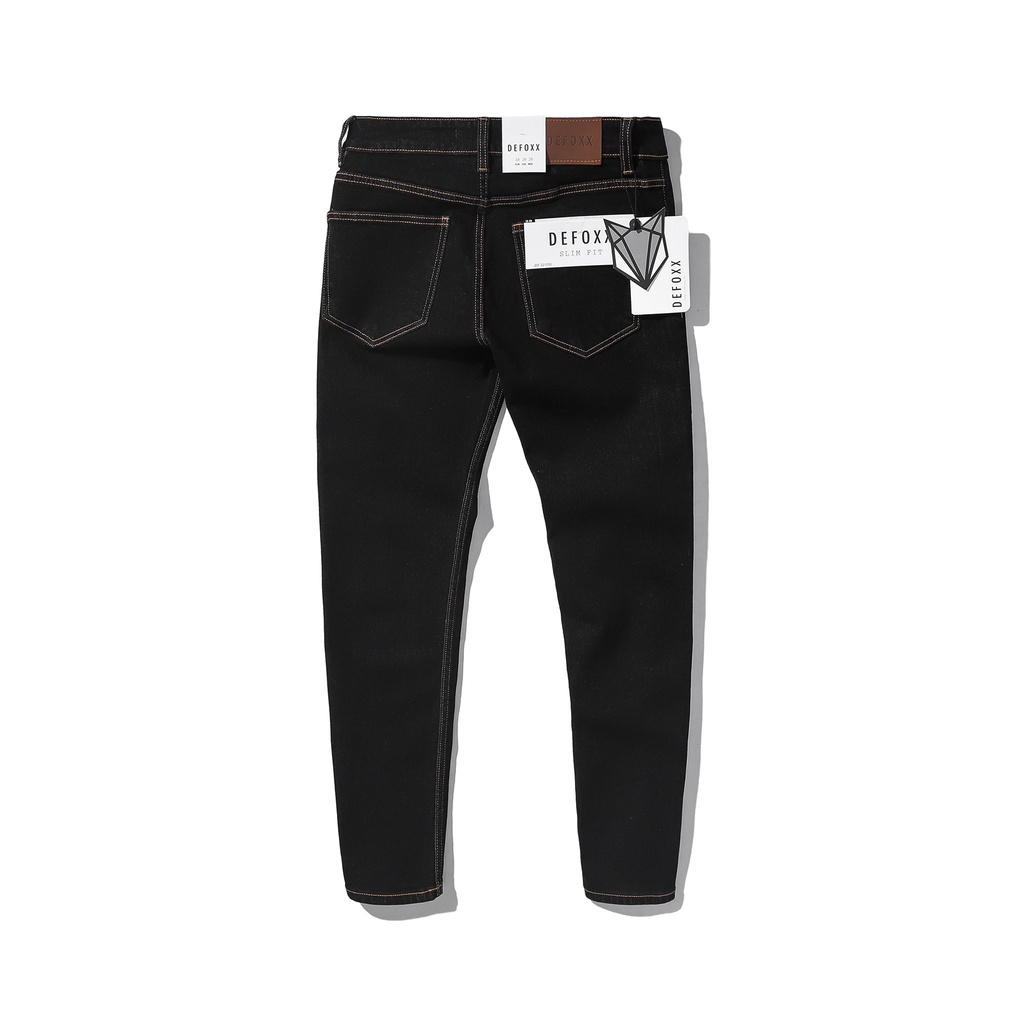 QUẦN BÒ - QUẦN JEAN - DEFOXX - INDIGO BLACK  - FORM SLIM FIT - CODE: 221250