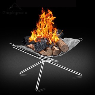 [CHÍNH HÃNG] GIÁ ĐỐT THAN LỬA DÃ NGOẠI GẤP GỌN CAMPINGMOON MT-011/MT-012
